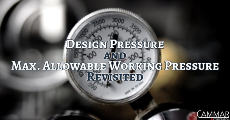 Design Pressure and MAWP revisited